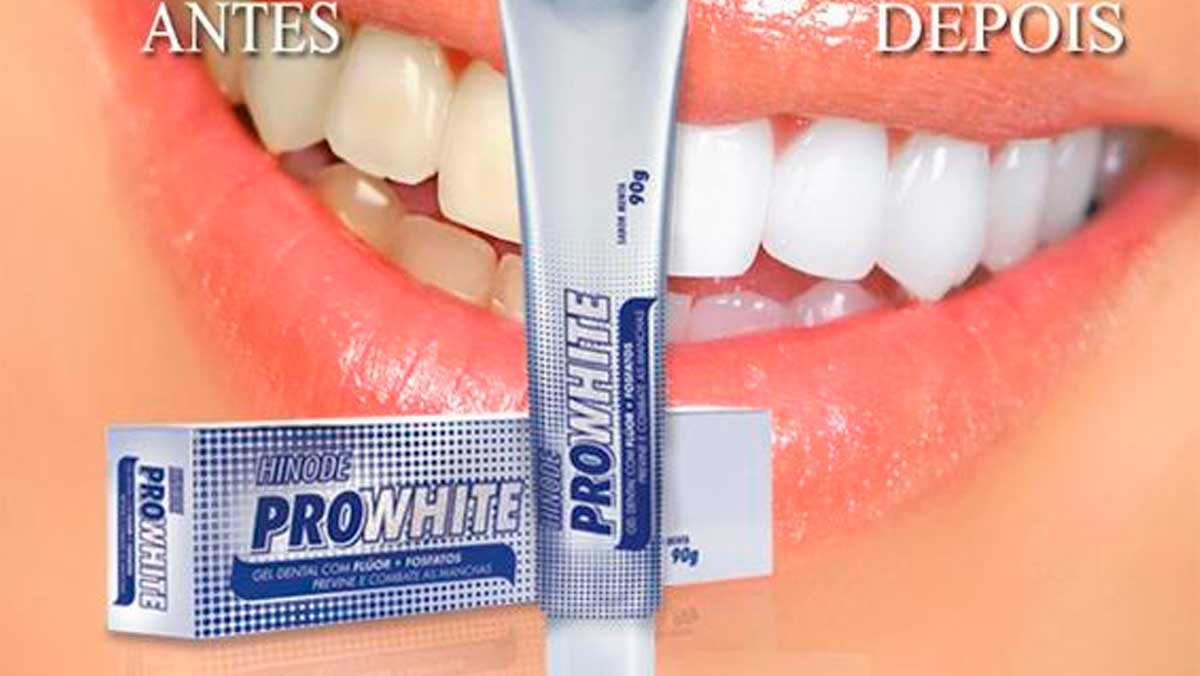 Gel Dental - Original Pró White - Clareamento Dental Hinode 90g Imagem 3
